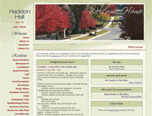 Tablet Screenshot of haddonhall.org